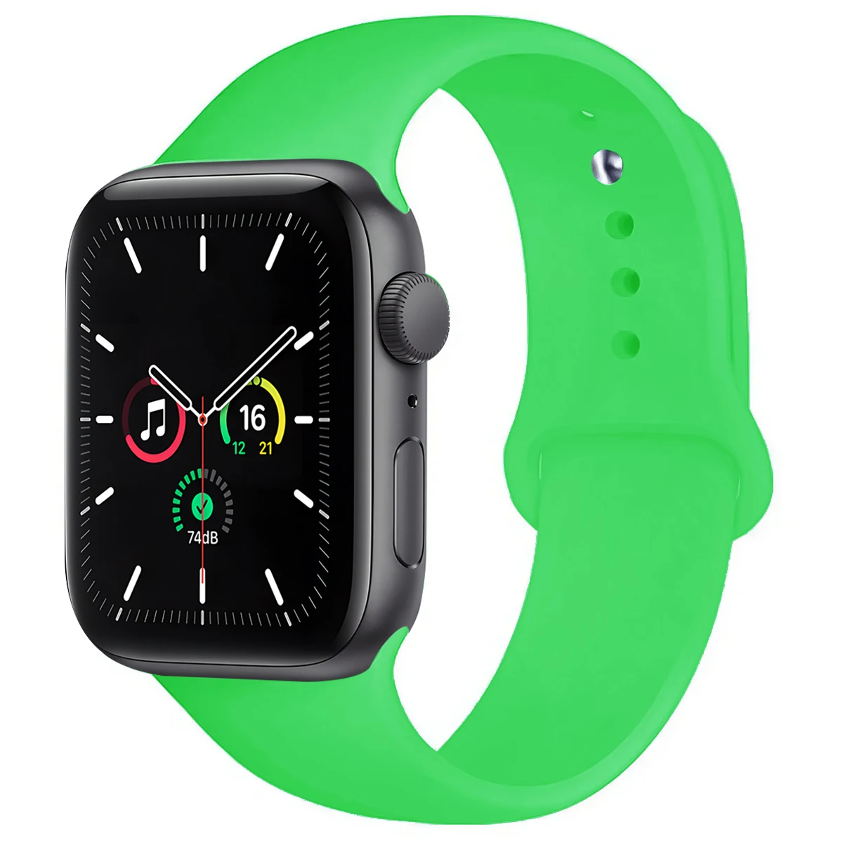 Silicone Sport Band for Apple Watch - Vibrant and Comfortable Bracelet