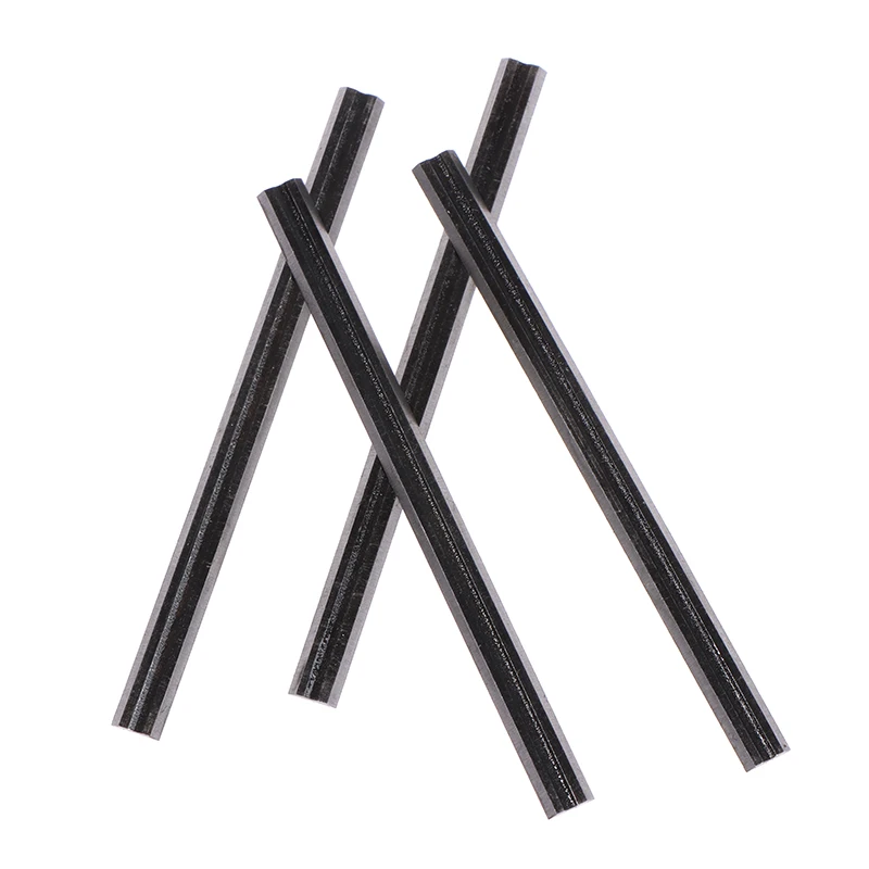 Carbide Planer Blades 10Pcs/set Carbide Planer Blades For Cutting Soft Hard Woods Ply-wood Board for Woodworking Machinery Parts 82mm 82 x 5.5 x 1.2mm