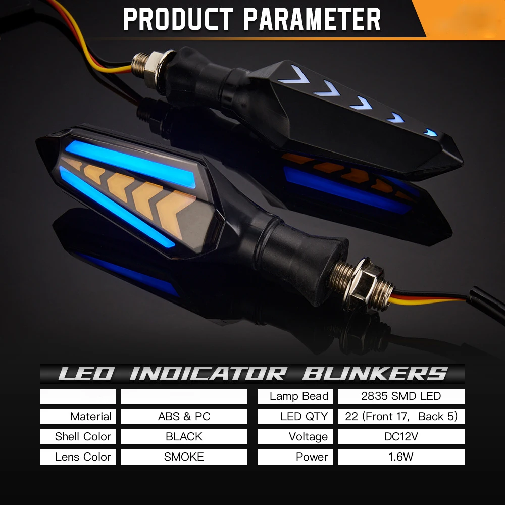 Indicatore Luminoso A Led Per Moto Accessori Modificati Indicatore Di Direzione A Led A Flusso Doppio Colore Per Yamaha Raptor 700 Yamaha Aerox