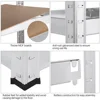 5 Shelf Boltless Adjustable Steel Storage Shelf Unit Silver Adjustable Metal MDF Storage for Garage Warehouse 5