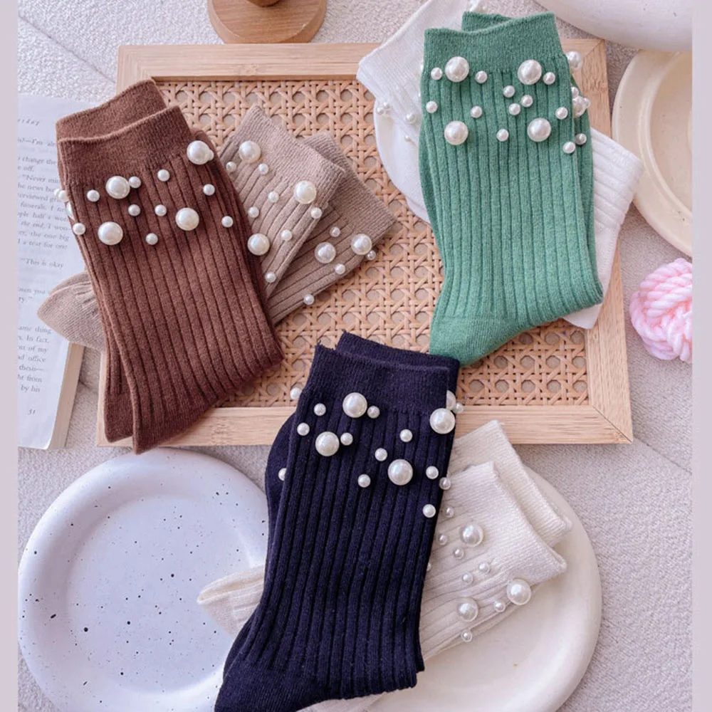 Рисунок 2 - Женские хлопковые носки с жемчугом