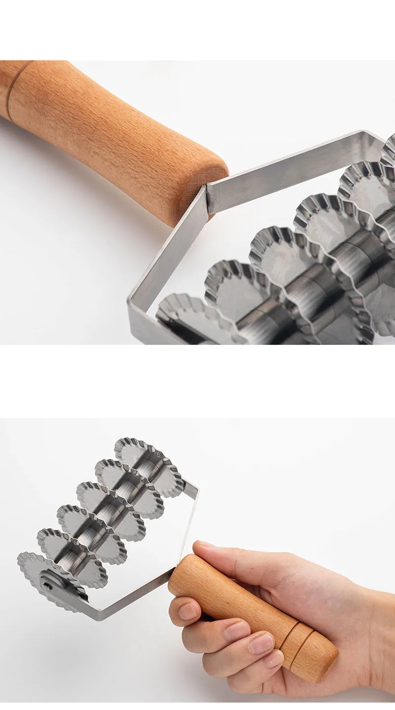 Description Picture 5 of itemManual Noodle Cutter Stainless Steel Roller Noodle Maker Fast Food Noodles Dough Rolling Machine Pasta Tools Gadgets For Kitchen