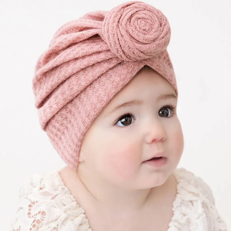 Baby Girl Photography Cap Warm Infant Hat Newborn Photography Props Head Wraps Turbans Headbands Baby Hair Accessories