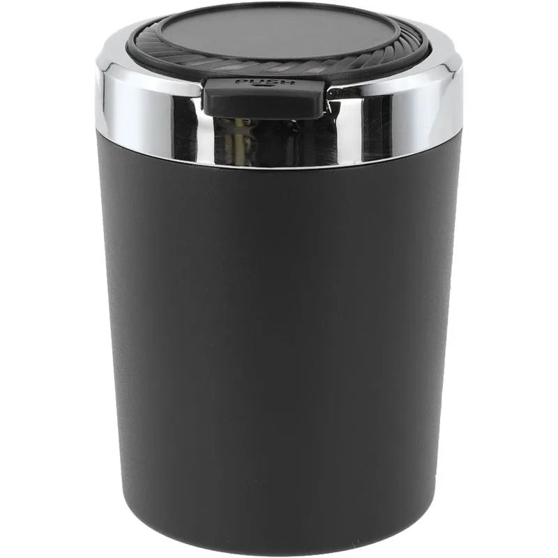 Automotive Ashtray with Light, One-Click Lid – Practical and Stylish Car Accessory for Home and Vehicle Use Convenient