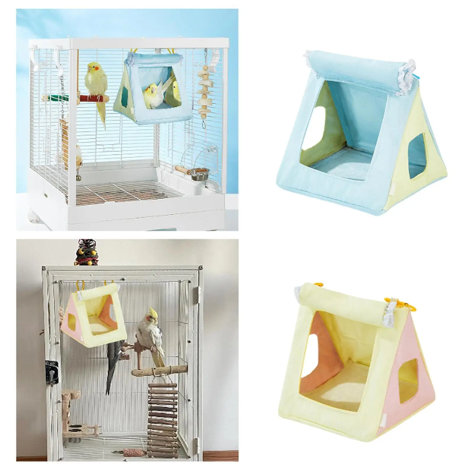 Bird Nest House Parrot Hanging Tent,Hanging Hammock All Seasons Use Hut Bird Bed for Parakeets Small Animals Cockatiels Bird Nest House Parrot Hanging Tent,Hanging Hammock All Seasons Use Hut Bird Bed for Parakeets Small Animals Cockatiels