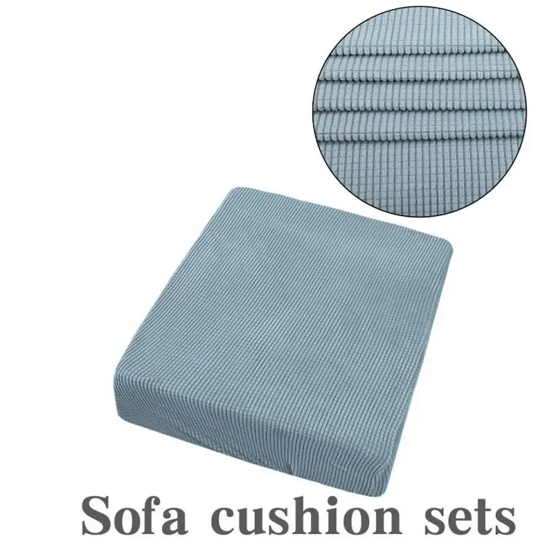 thumbnail image 1 of Funda de cojín elástica para sofá, protector de muebles, forro polar, licra, lavable, reversible, extraíble, funda para sofá, 1 of 5