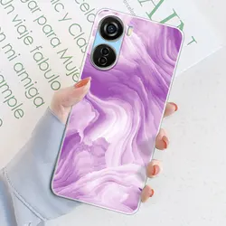 Clear Soft Silicone Protective Phone Case Back Cover for ZTE Axon 40 Lite (TM2076)