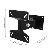 Monitor Stand Television Wall Mounted Bracket Adjustable Computer Mounts for Corners Flat Screen Swivel - Image 6