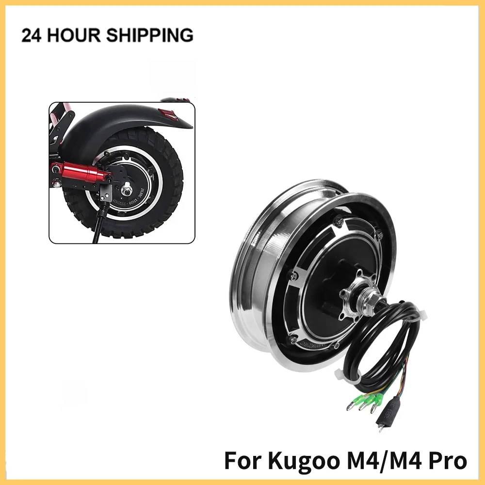 

Electric Scooter 10 Inch Tyre Motor with Brushless Hub Motor 80/65-6 Outer Tire 48V 500W Rear Wheel for Kugoo M4 M4PRO