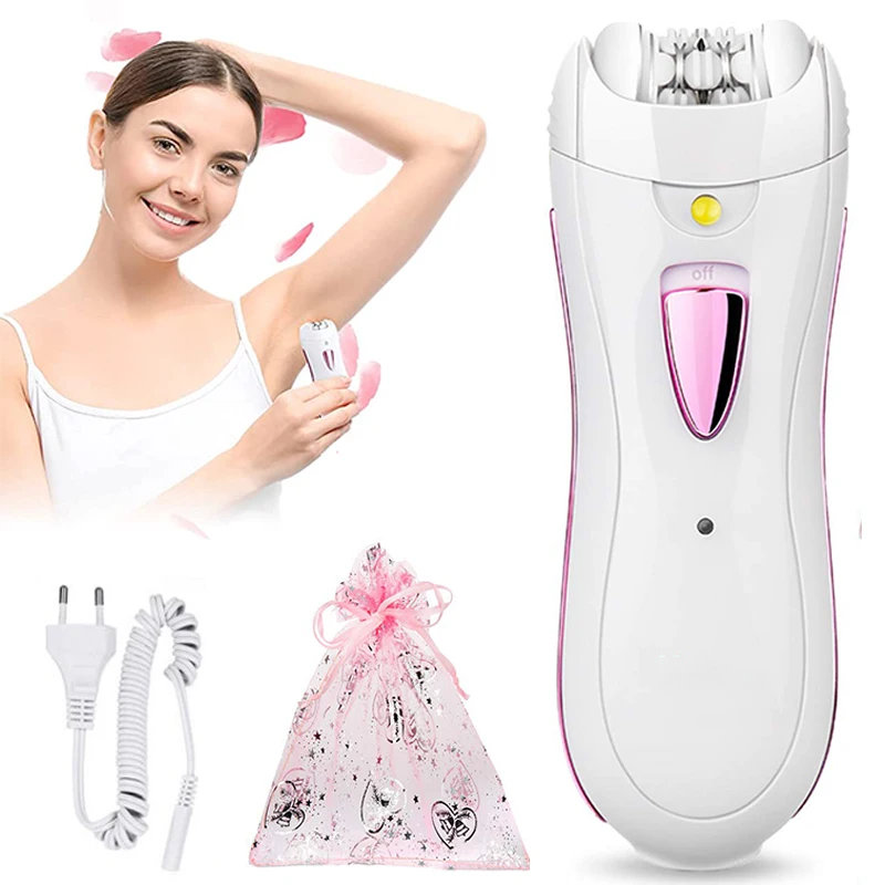 

Rechargable Female Epilator Women Shaver Hair Removal Electric Lady Shaving Trimmer Bikini Depilatory Leg Body Depilador