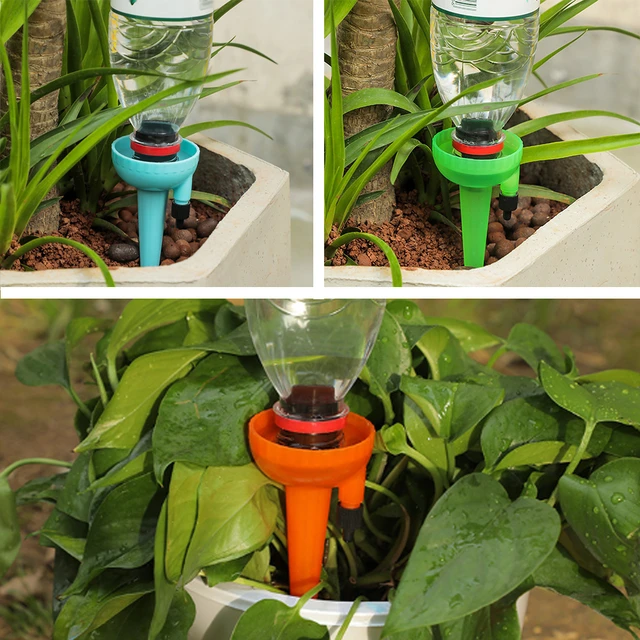 Système d'arrosage automatique des plantes, d'argile goutte à goutte,  pointes d'eau réglables, cône