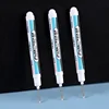 1/2/3/4PCS White Long Head Markers, 0.7MM Multi-Surface Deep Hole Markers, Long Nib, for Construction, Crafts More 5