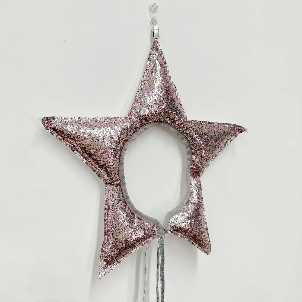 Cute Runway Style Star Hairbands Soft Glittered Party Headwear Headband Props Birthday