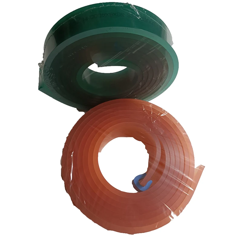 

Free Shiping! Silk Screen Printing Squeegee Blade Rubber 4M Length with V-shaped and Flat-shaped Shapes Ink Scraper Tools