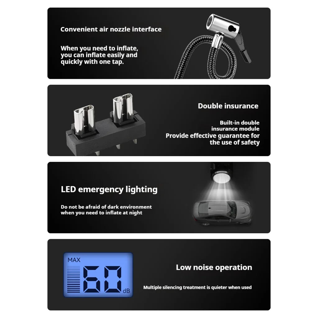 YIJU ��� �Ǹ��� ���� ���� ���� 150PSI ���� �ڵ��� ���� ����� Ÿ�̾� ��â�� ���� �޴�� ������� ����