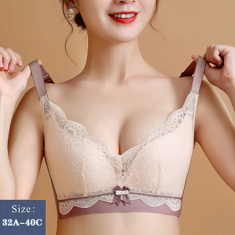 

TALISYA.O Lace Bras for Women Seamless Women's Underwear Push Up Lingerie Wire Free U-Shape Bralette Dropshipping New Hot 2022