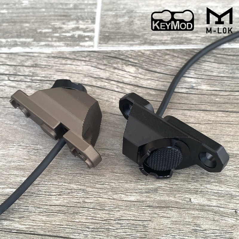 Unità tattica telecomando doppio pressostato ModButton pulsante caldo pressione interruttore remoto Mlok Keymod 20mm Rail per M300 M600 DBALA2
