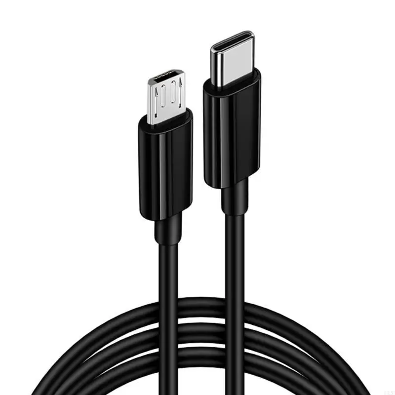 462E USBC TypeC 마이크로 USB 케이블 양방향 OTG 어댑터 데이터 코드 100CM