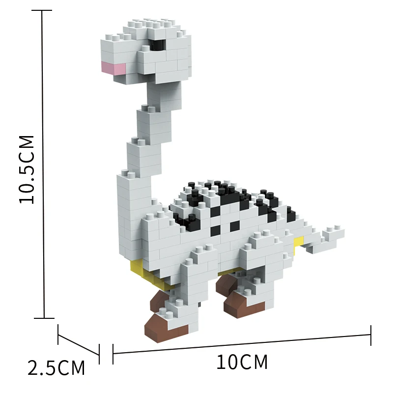 thumbnail image 1 of Bloques de construcción de Jurassic Park lega Dinosaurio lega Juguetes Bloques de construcción Tyrannosaurus Rex Modelo de dibujos animados Juguete de ladrillo para niños Regalos, 1 of 5