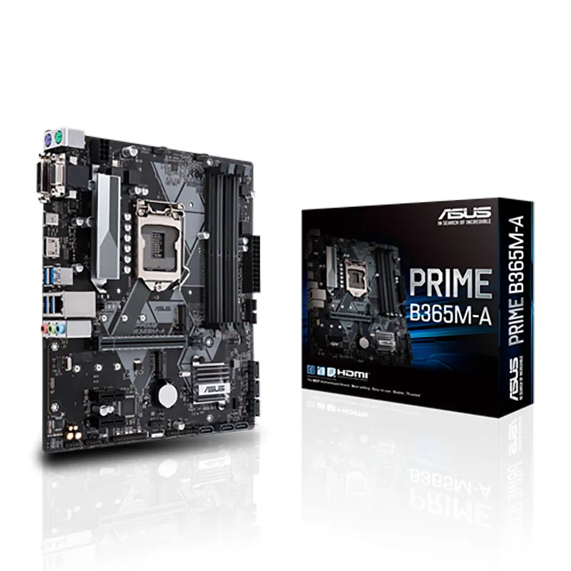 

NEW Asus PRIME B365M-A Original Used Desktop Intel B365 B365M DDR4 64G Motherboard LGA 1151 i7/i5/i3 USB3.0 SATA3