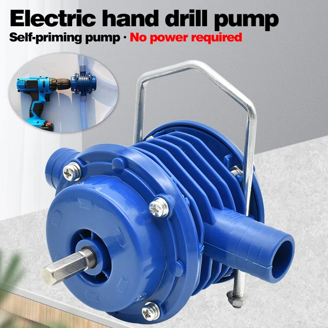 ปั๊มเจาะมืออเนกประสงค์ ปั๊ม Self-priming วัสดุ POM ไม่จําเป็นต้องใช้แหล่งจ่ายไฟสําหรับน้ํา ดีเซล และสื่ออื่นๆ 1