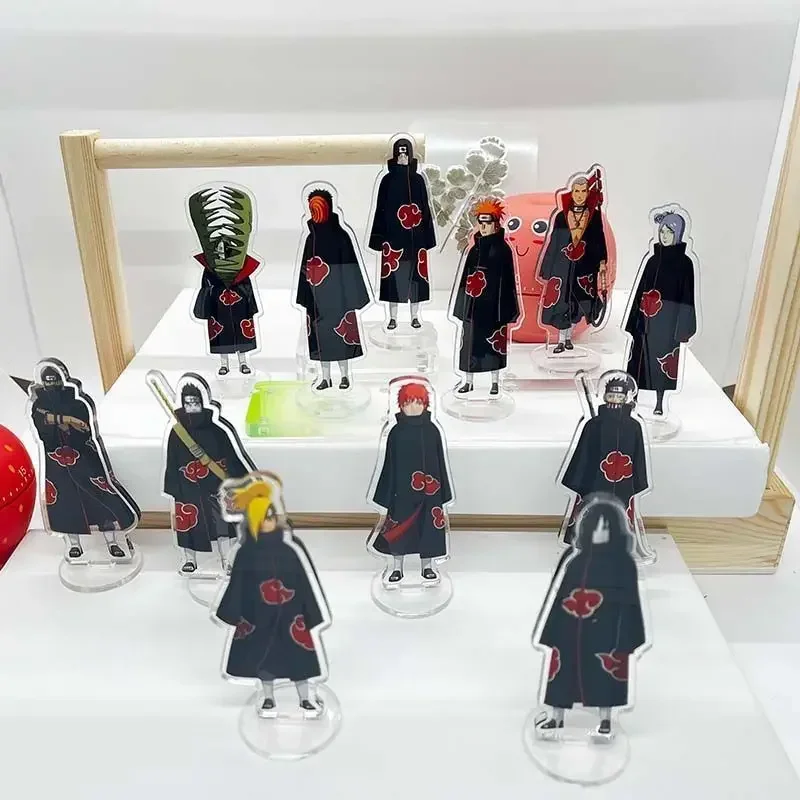 NARUTO-ナルト-暁のアクションフィギュア,アクリルスタンド,ミニ