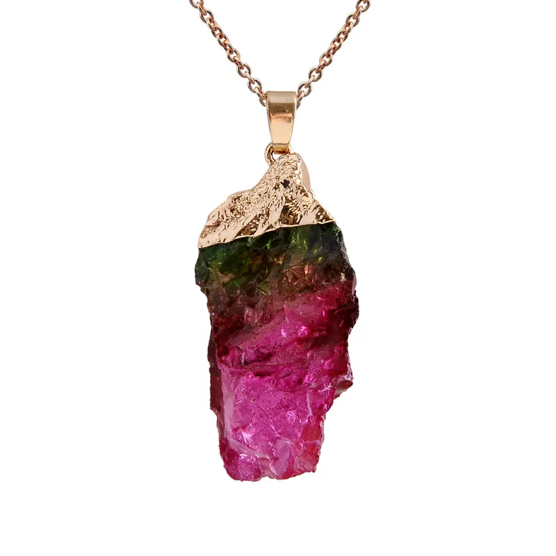 For Jewelry Making DIY Jewelry Making Handmade Necklace Natural Gemstone Irregular Citrine Amethyst Pendant pendant necklace silver pendant jasper pendant gold scarab pendant