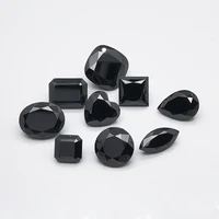 Black Moissanite Stones with GRA Certificate 0.5-5.0ct Round/Pear/Oval/Emerald/Heart/Cushion/Princess/Asscher/Marquise Cut 2