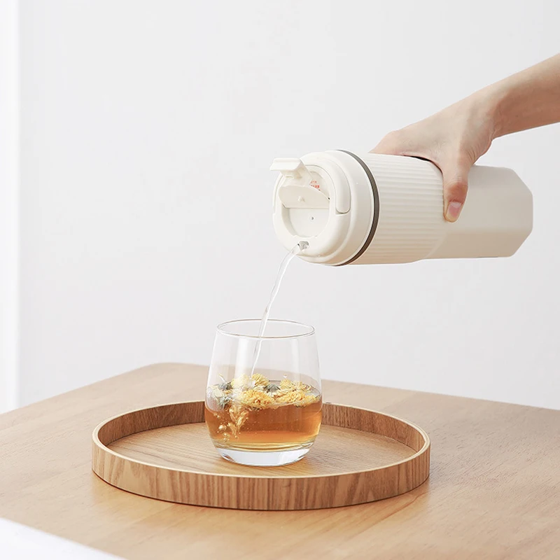 500ml Portable Electric Kettle Multifunctional Heating Cup Stew Cup Health Preserving Pot Thermo Pot Mini Travel Teapot 220V 3