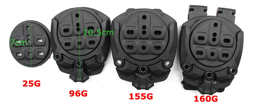 Taktisches Tek-Mount-Holster, Schnellverbindungs-Montagesystem für Magazintaschen, Pistolenholster, Tourniquet-Beutel, Jagdgürtel – Detail 1