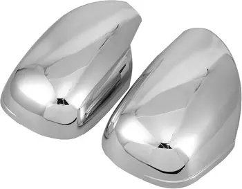 2pcs Rearview Chrome Plated Side Mirror Cover ABS for Toyota Prado FJ120 03-09 // 4Runner 02-16 // Hilux Surf/Hiace 08-16 1