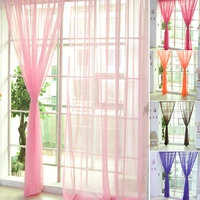 Transparent Window Gauze Solid Color Wedding Glass Gauze Household Products Light Luxury Style Easy to Install Curtains Supplies 4