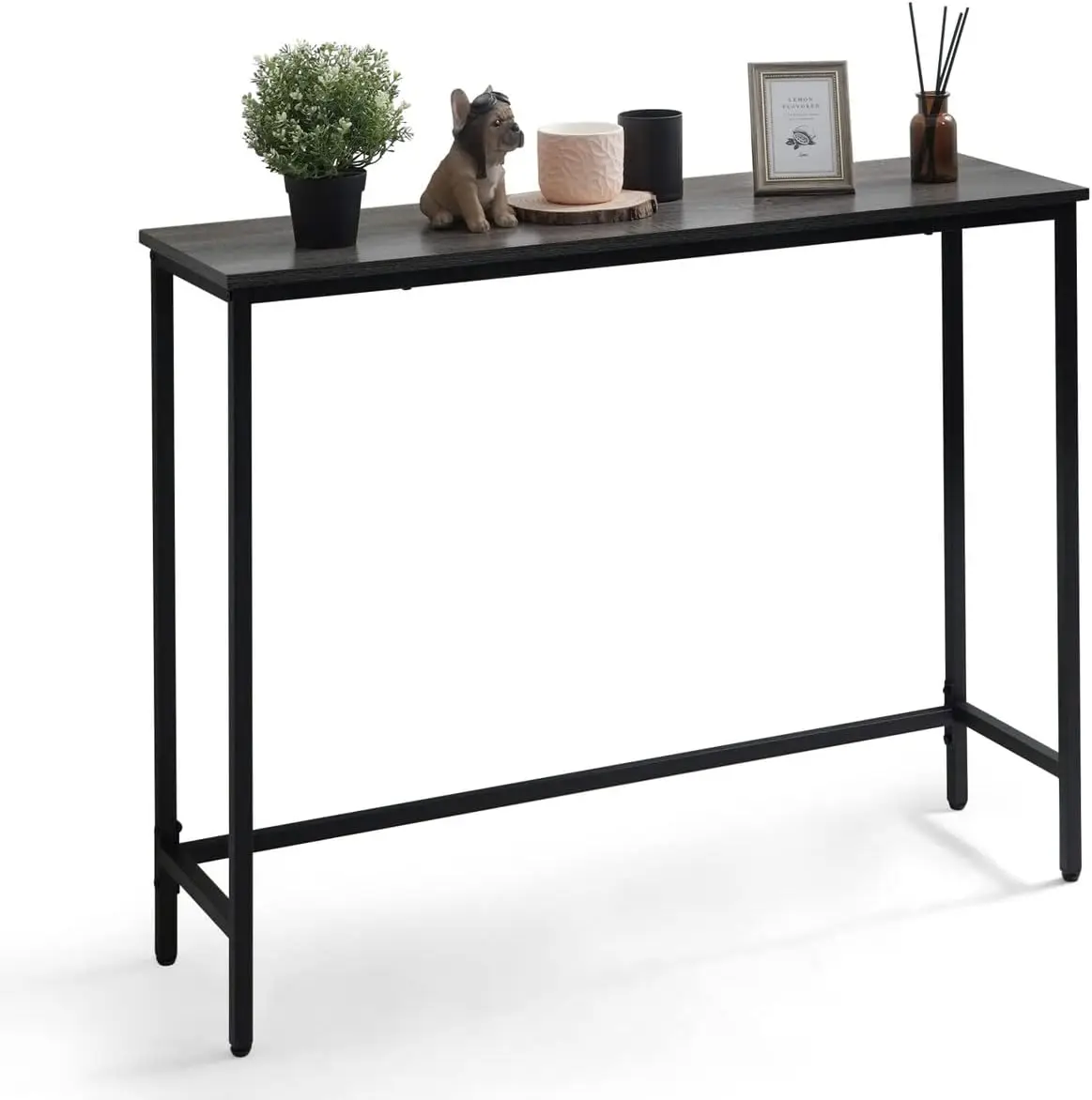 41” Classic Console Table for Entryway, Modern Sofa Table for Living Room, Industrial Sofa Console Table, Snack Entrance Table 2