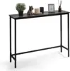 41” Classic Console Table for Entryway, Modern Sofa Table for Living Room, Industrial Sofa Console Table, Snack Entrance Table 2