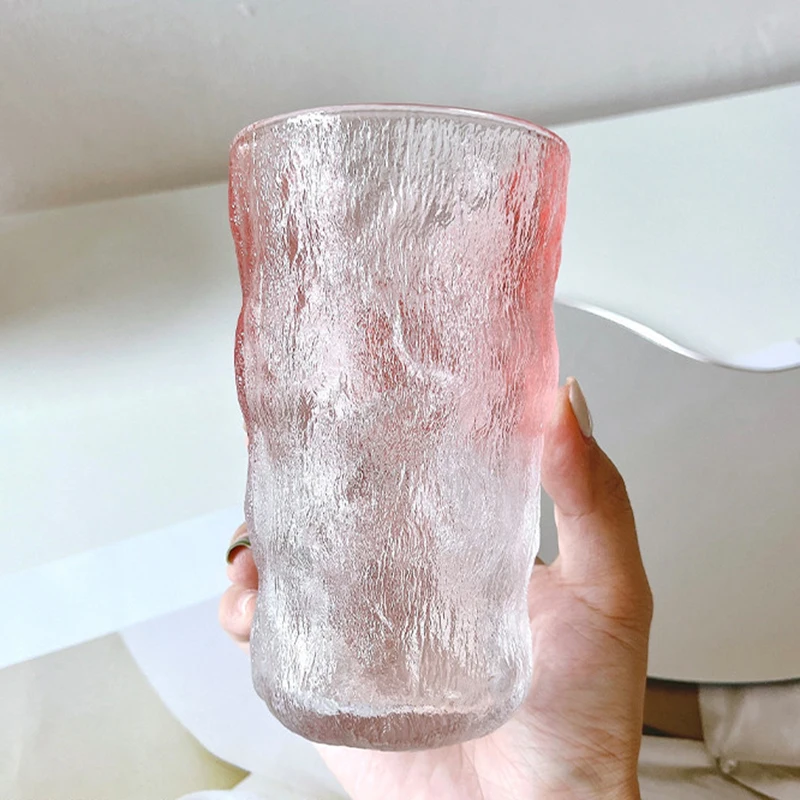 Bottled Water Frosted Whiskey Glass Cup Wine Glasses Drinks Cup Luxury Cups Bar Kitchen Glasses Camping Creative Drinkware