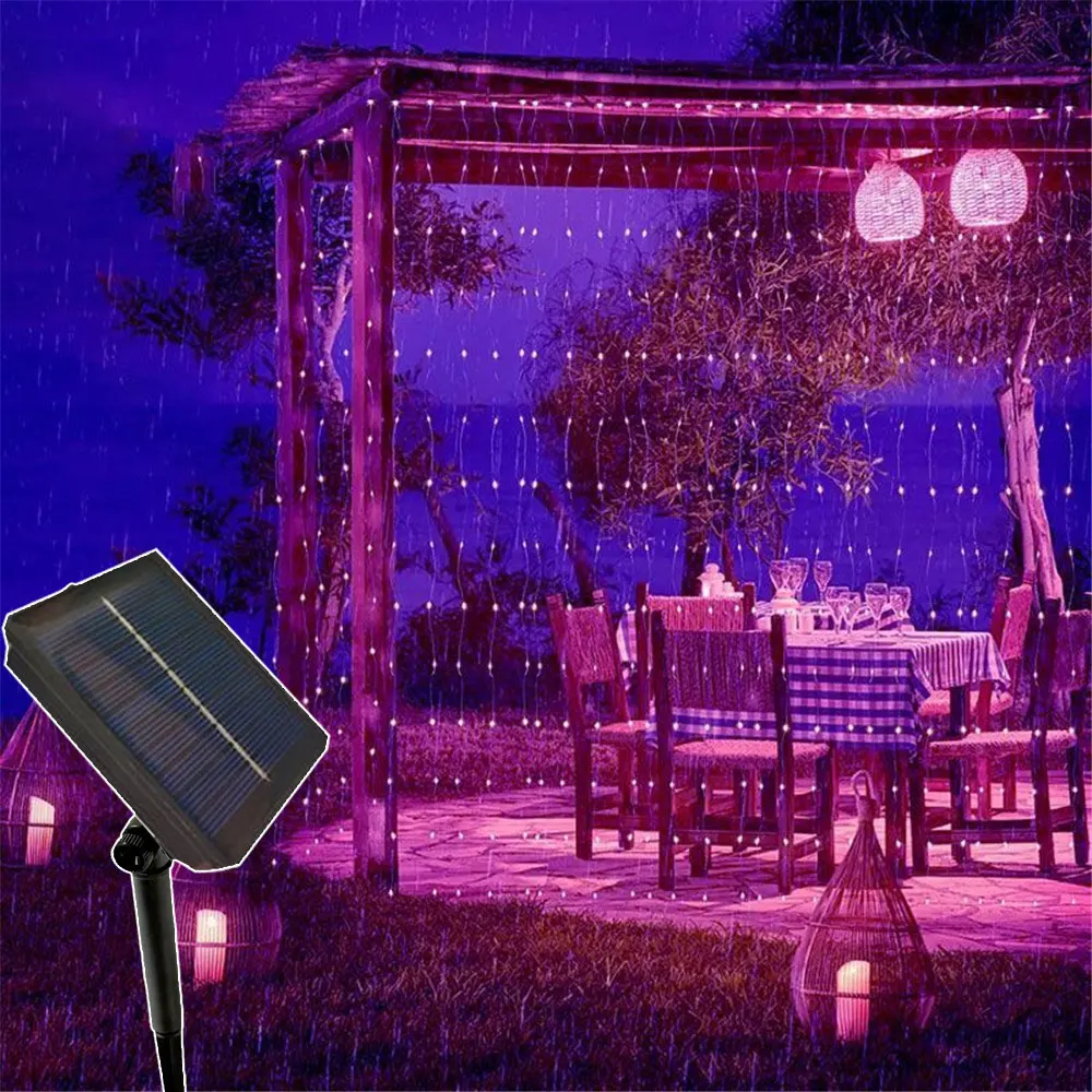 

Светодиодная гирлянда на солнечной батарее, 300/600 светодиодов