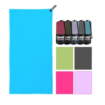 1-Piece Microfiber Polyester Sport Towel Quick-Drying & Absorbs Sweat Portable for Beach Yoga Swimming & Hiking 1