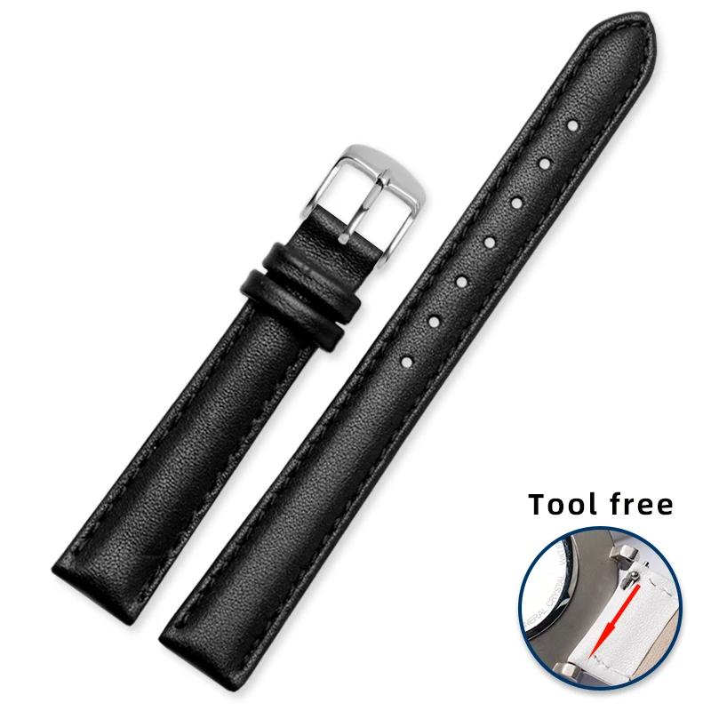 Premium Cowhide Leather Watch Band - Multi-Size Options