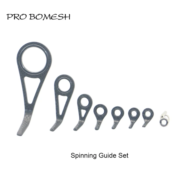 Pro Bomesh Carbon Fiber Frame Spinning Casting Fishing Guide Set Fishing Rod  Building component Repair pole DIY Accessory - AliExpress