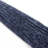 Natural Faceted AA Blue Sapphire Small Tiny Seed 2/3/4/5/6MM High Quality Loose Round Beads For Jewelry Making Bracelet Necklace 3