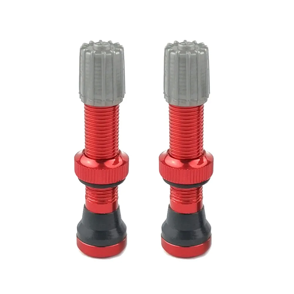 

1Pair Tubeless Tyre Schraders 1 Valve AV Lightweight Precision Thread For MTB Road Bike Tubeless Valve Stem Bicycle Accessories