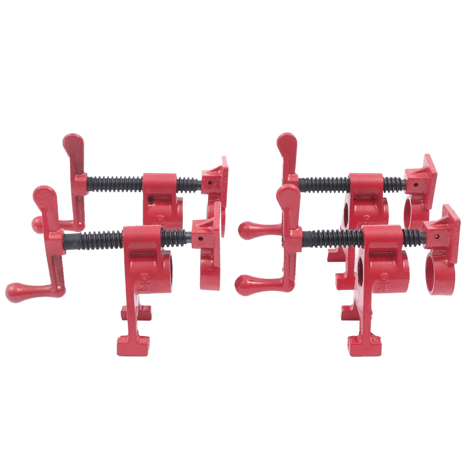 New 4-Pack Wood Gluing Pipe Clamp 3/4