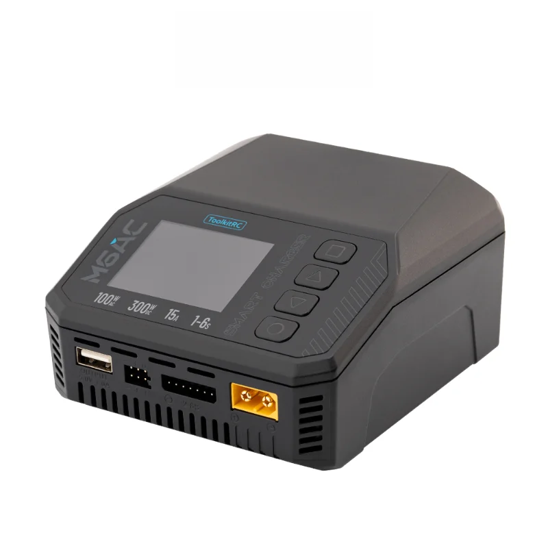 ToolkitRC M6AC RC Lipo зарядное устройство 300 Вт Smart Battery Balancer Зарядное устройство для 1-6S Lipo LiHV Life 1-16S NiMH батареи thumbnail 5