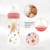 330ml star pattern baby bottle, bite-resistant, anti-flatulence PP bottle, large-capacity bottle for babies over 6 months old 3