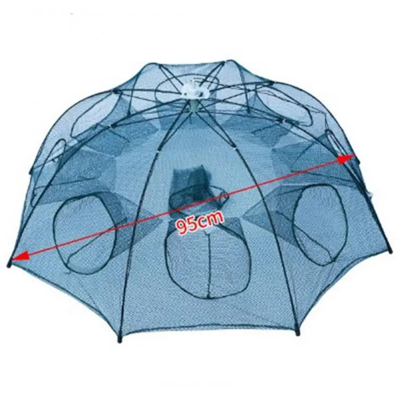 

Strengthened Automatic Fishing Net Shrimp Cage Nylon Foldable Umbrella Shape Crab Fish Trap Cast Net Cast Folding Fishing Nets