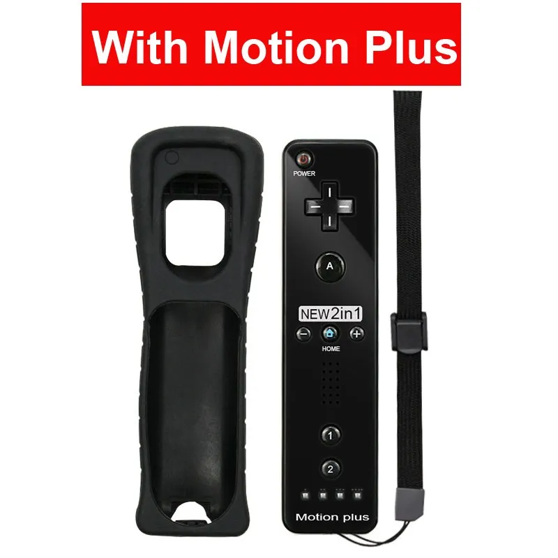 Wireless Remote Gamepad Controller Compatible Nintendo Wii Console Nunchuck Remote Control Joystick Joypad Optional Motion Plus 