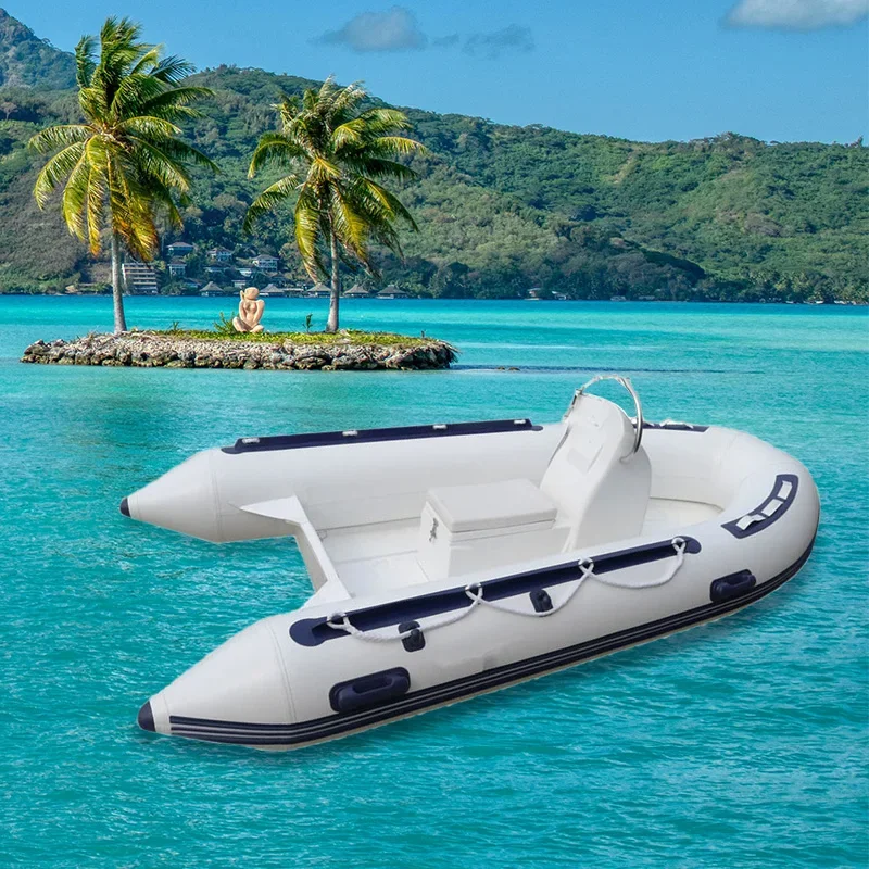 Dive PVC Rib Inflatable Rigid Fishing Power Boat Dinghy Yacht Raft rowing boat
