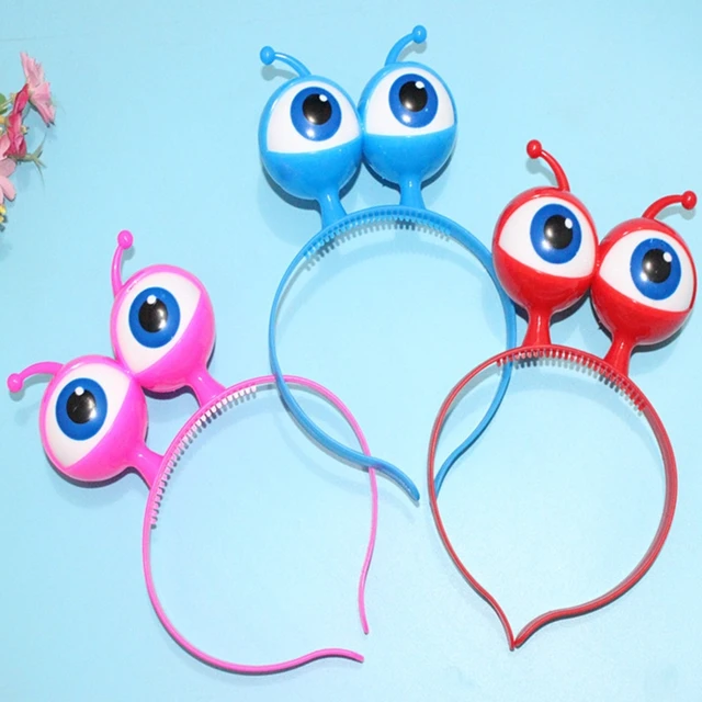 Leuchtender Alien Haarreif - Glow In The Dark Stirnband Für Halloween & Cosplay Partys