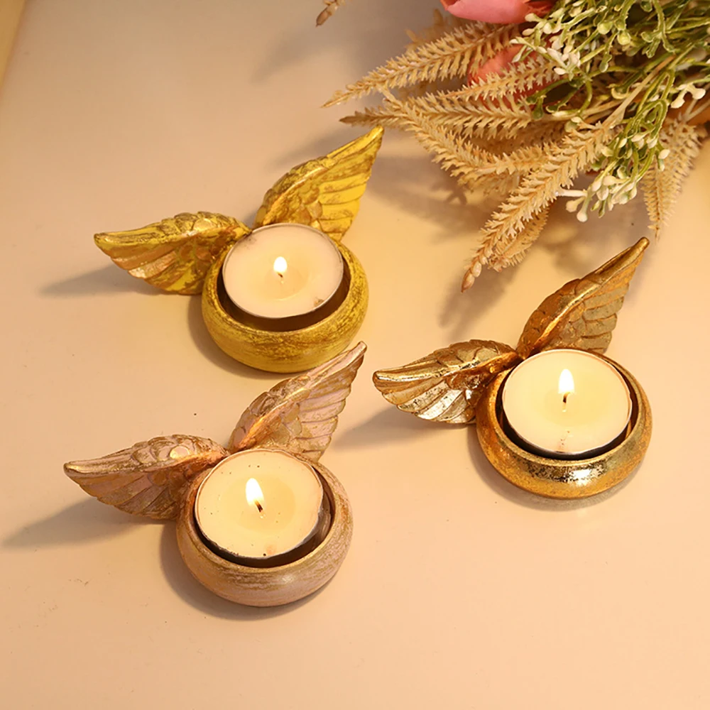 Vintage Brass Angel Candle Holders Candlestick Candles Angel Retro
