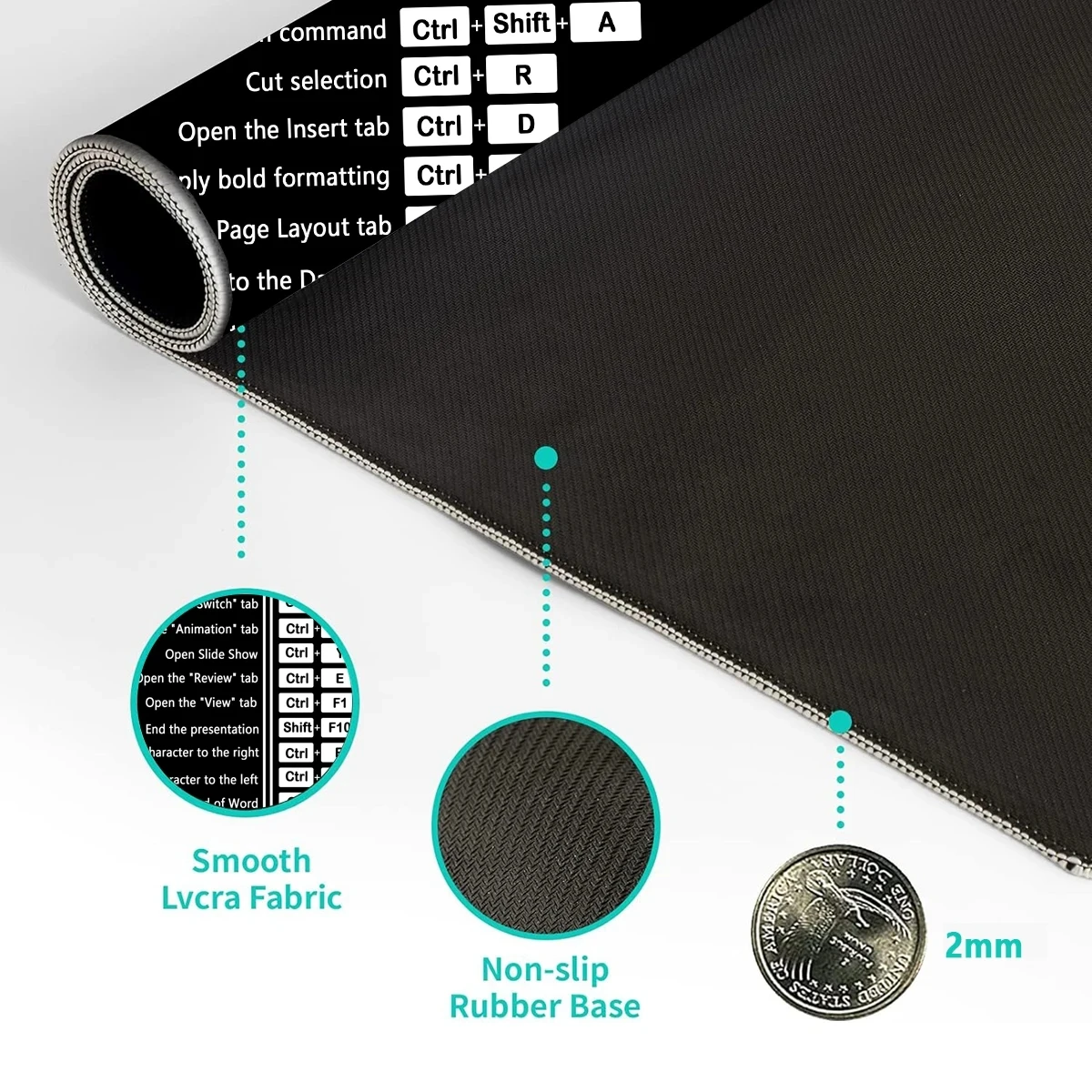 Large Linux Python Gaming Office Mouse Pad Shortcuts XXL Gaming Mats Computer Mat For Computer Mouse mouse pad,gaming mousepad,computer desk mat